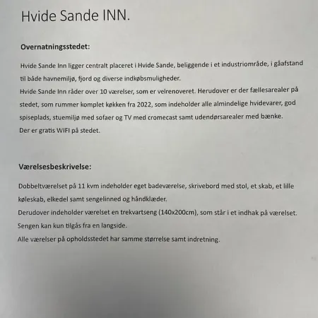 موتيل Hvide Sande Inn